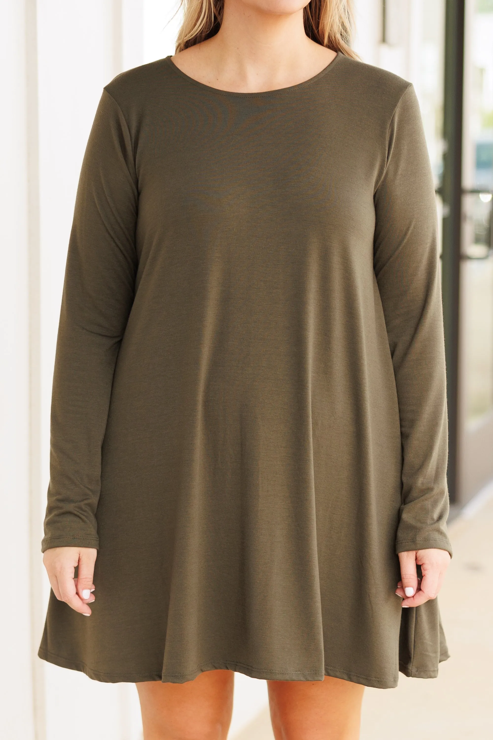 As Long As You're Here Tunic, Olive