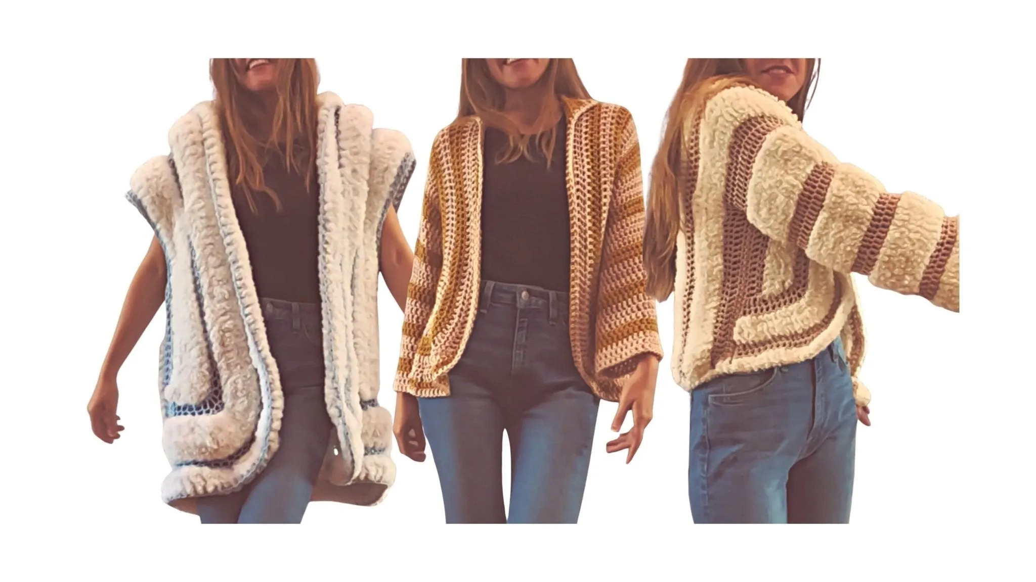 Crochet Jacket Pattern - Darling