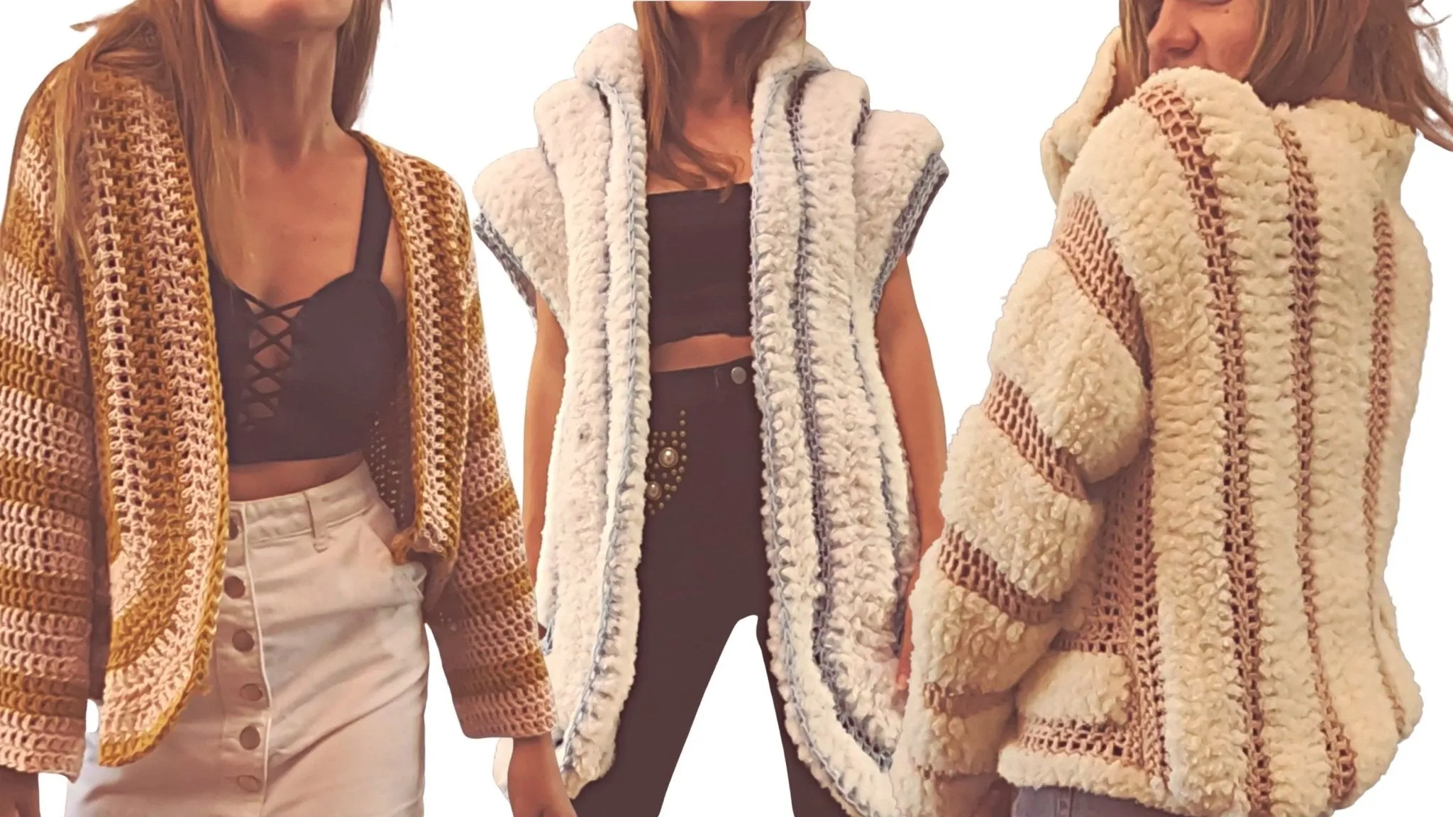 Crochet Jacket Pattern - Darling