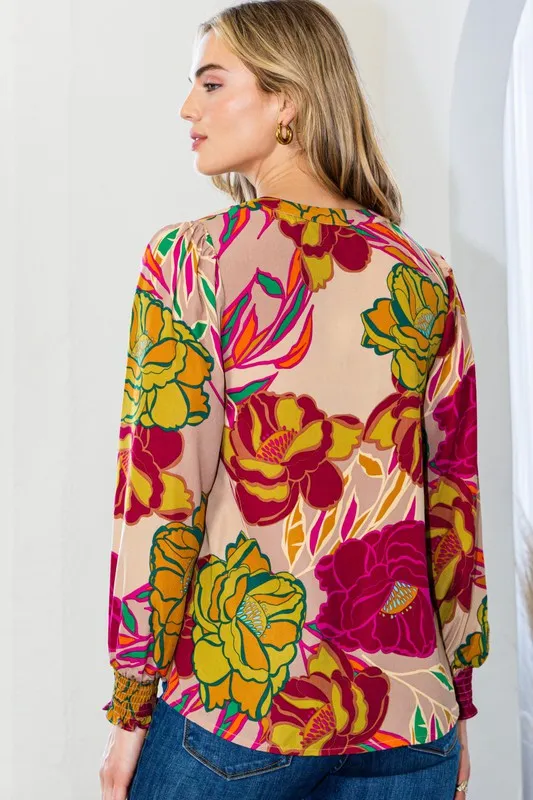 Evelyn Floral Blouse