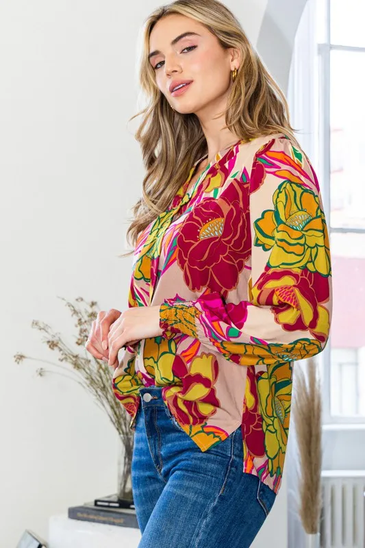 Evelyn Floral Blouse