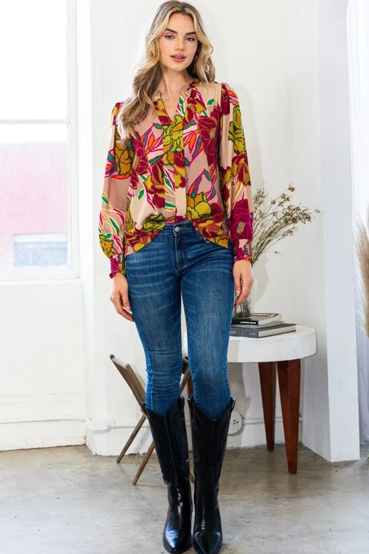 Evelyn Floral Blouse