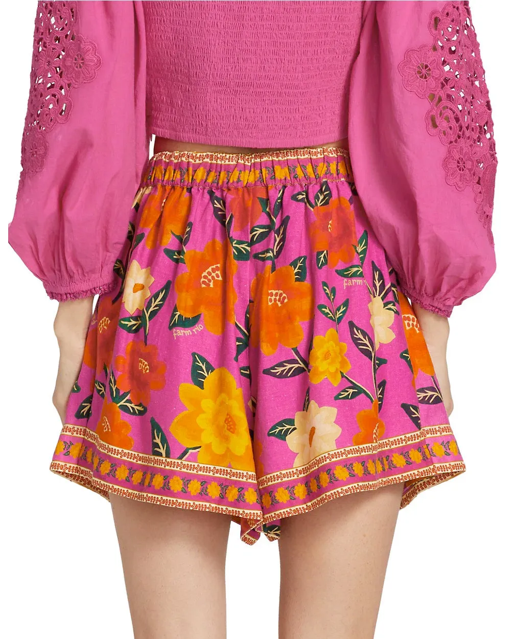 Flower Tapestry Shorts