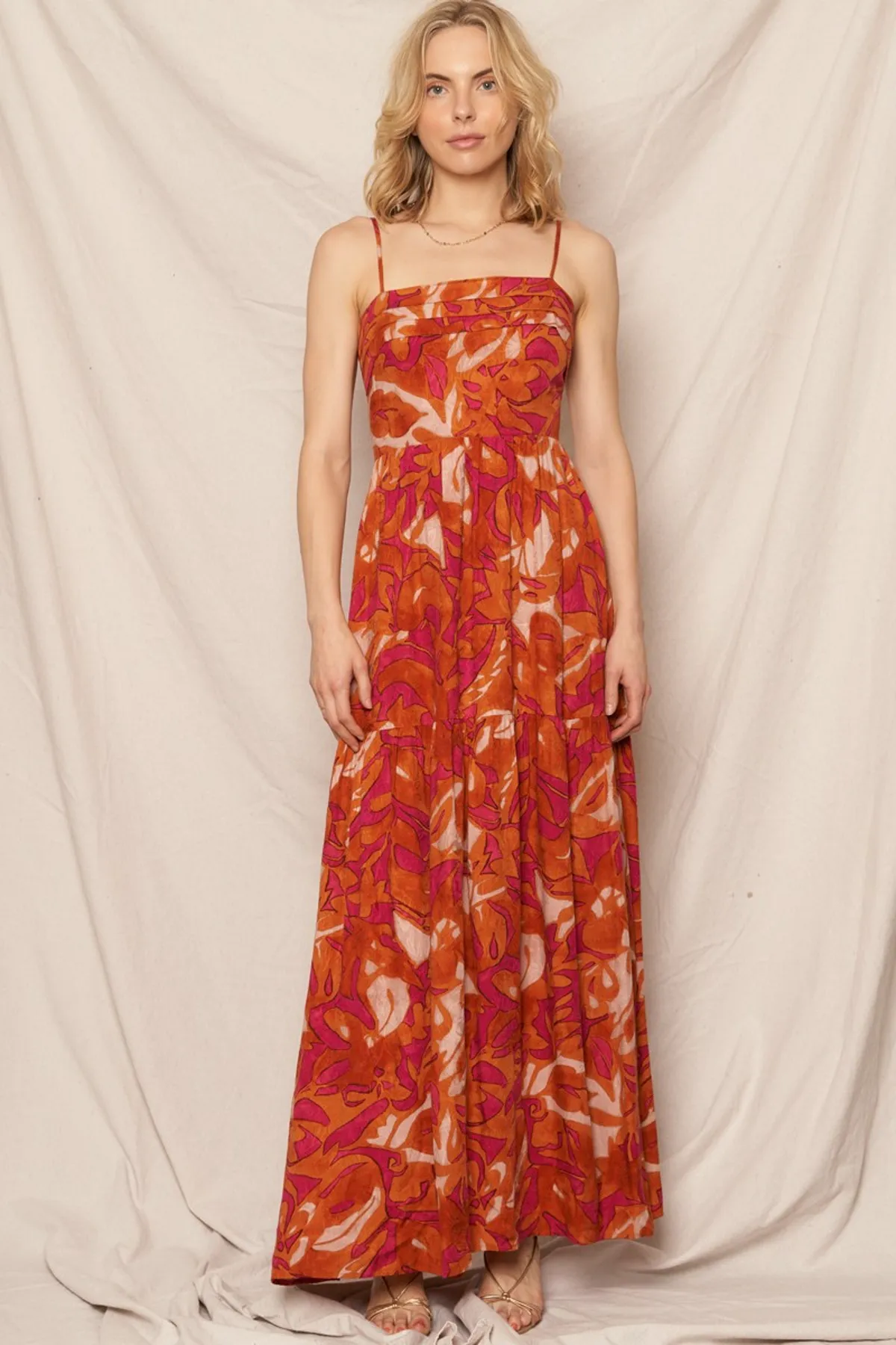 Janey Printed Maxi Dress