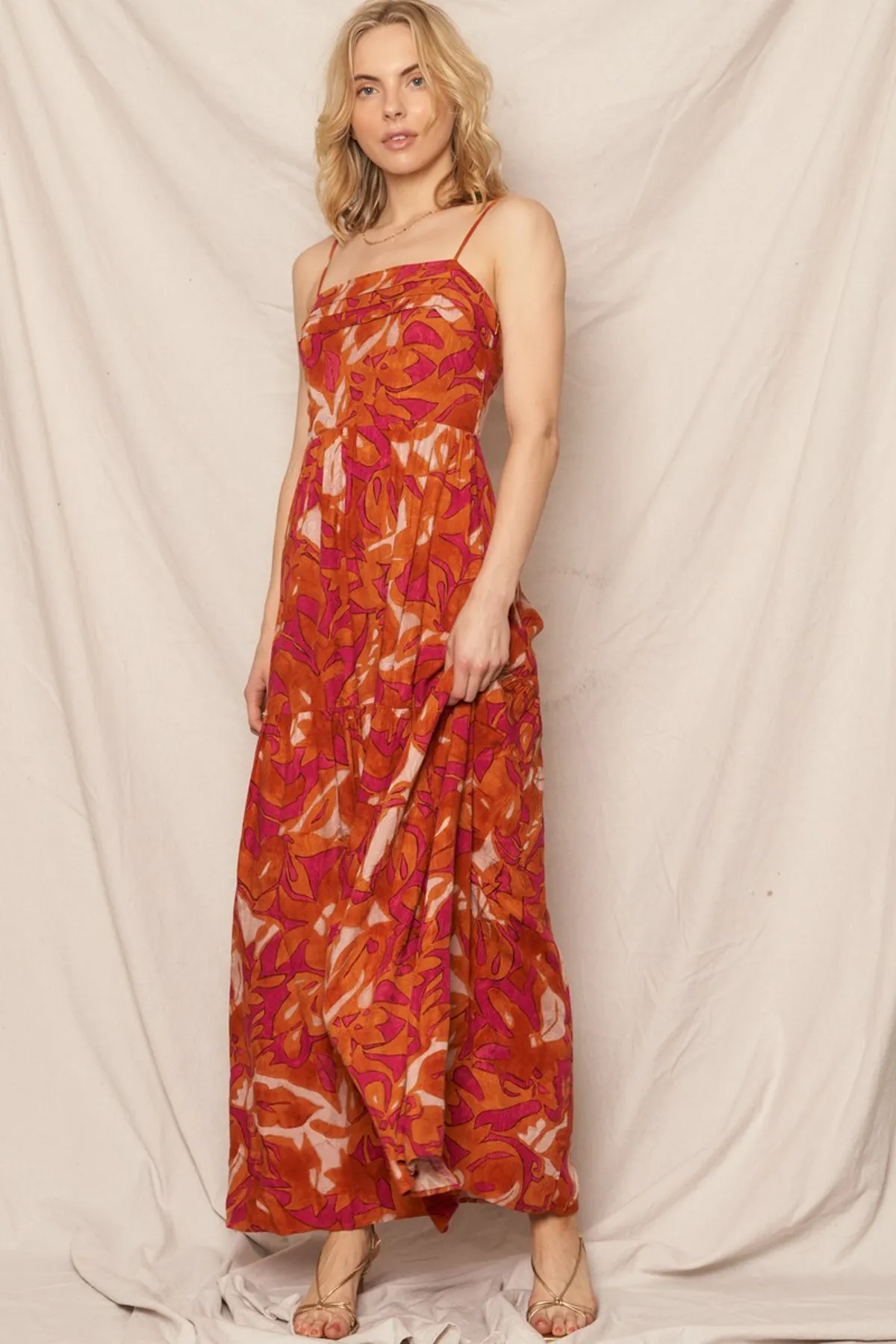 Janey Printed Maxi Dress