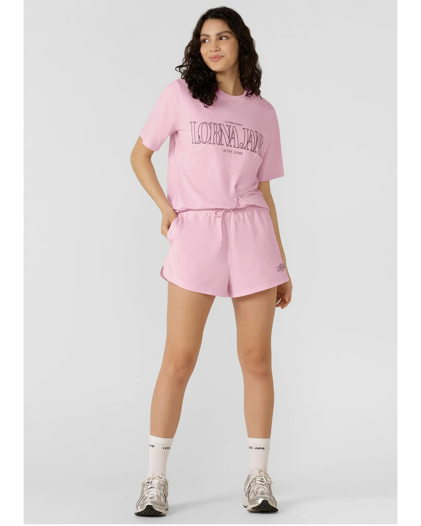 Lorna Jane Active Living Weekender Shorts - Sweet Pink