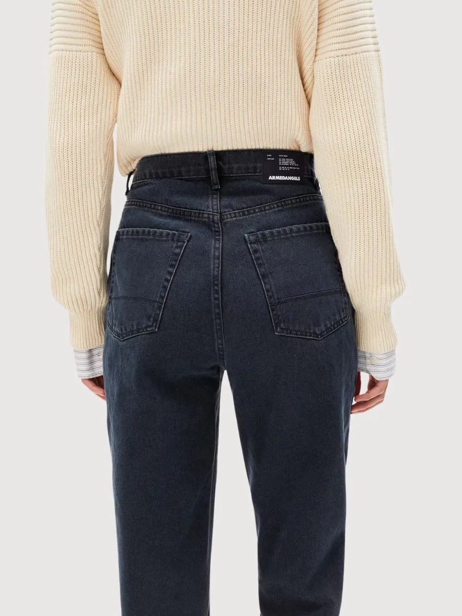 Mairaa Jeans Mom Blackblue Women | Armedangels
