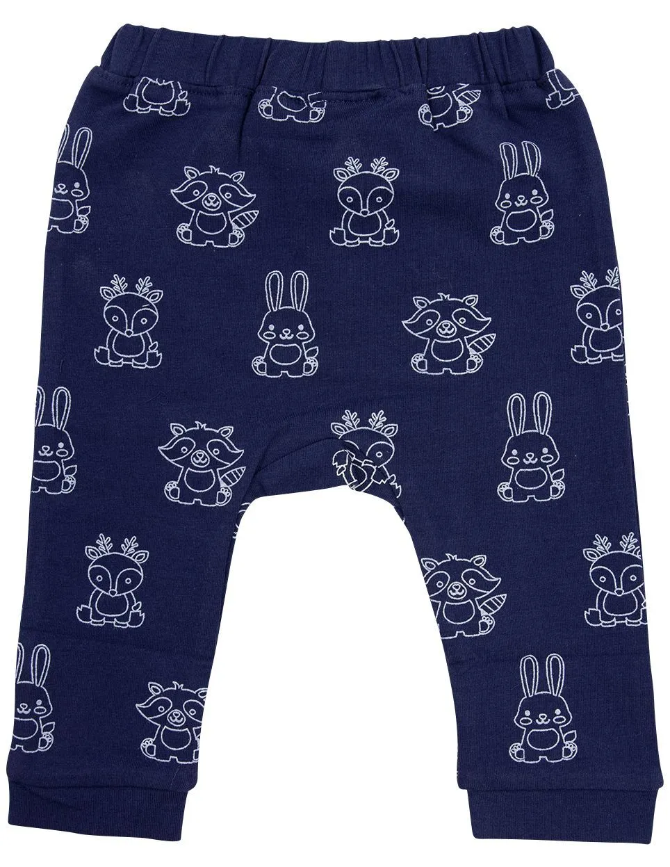 Organic Cotton Legging Navy Print