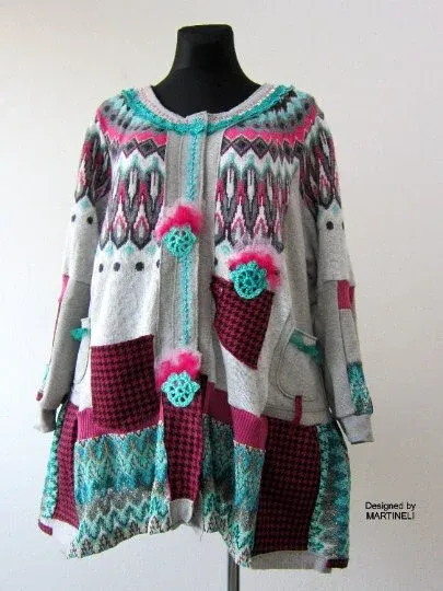 Plus Size Knit Cardigan 2XL Boho Maxi Gray Cardigan Dress