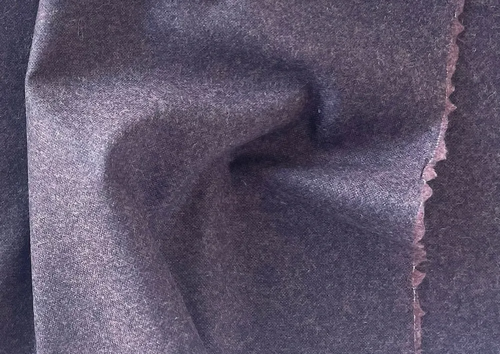 Shadowed Mauve Virgin Wool Flannel (Made in Italy)