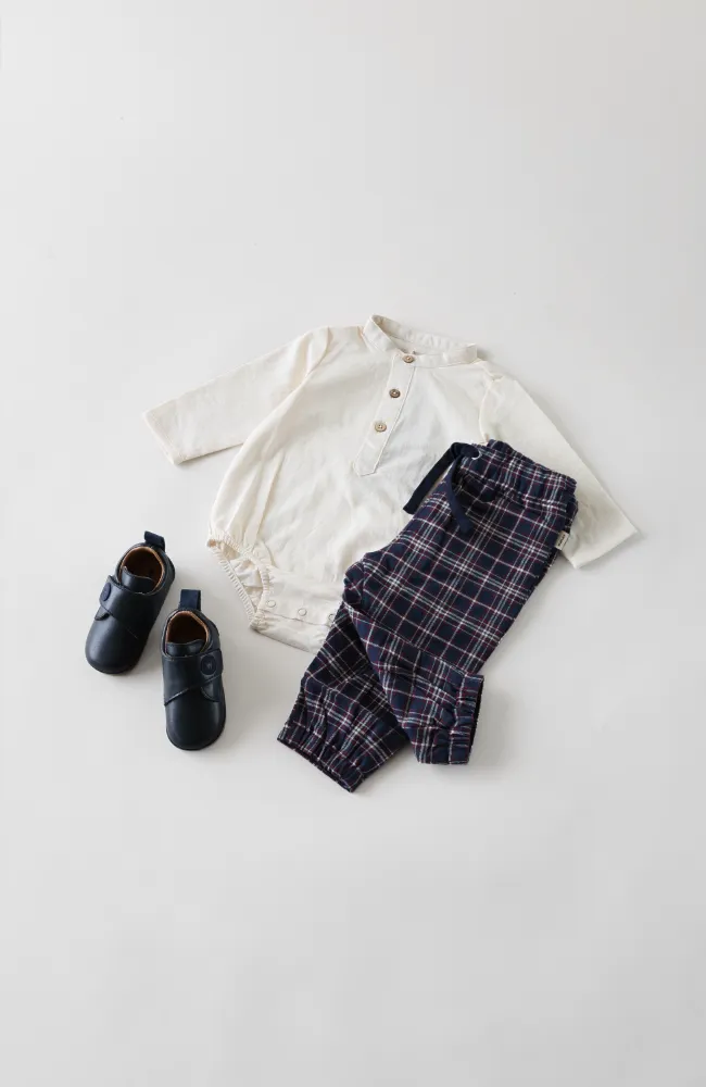 Trousers Gustav - Navy Check