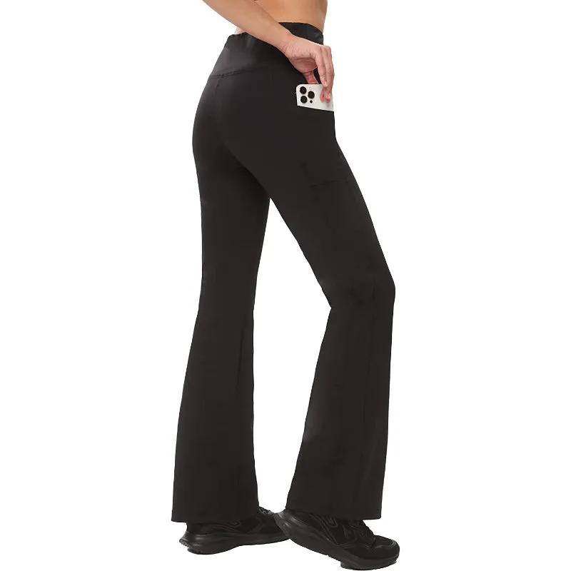 Women's Multicolor Pattern Bootcut Leg Ultimate Yoga Pants High Waist Leggings