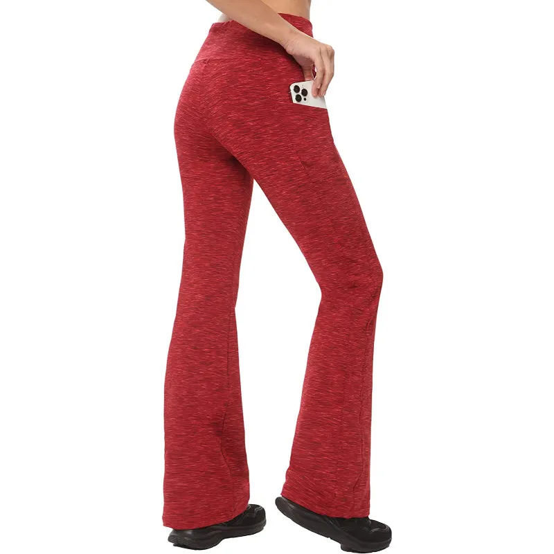 Women's Multicolor Pattern Bootcut Leg Ultimate Yoga Pants High Waist Leggings