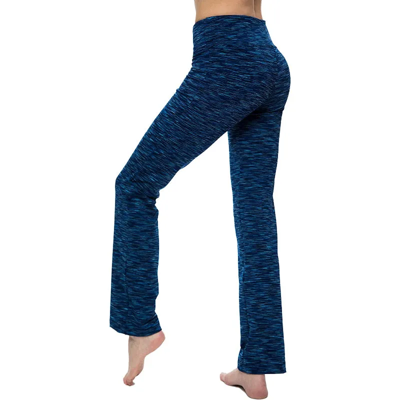 Women's Multicolor Pattern Bootcut Leg Ultimate Yoga Pants High Waist Leggings